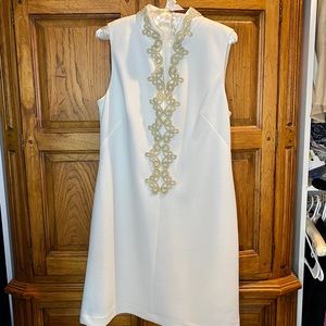 Creamy White, knit, dress sz 10